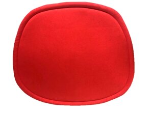 Подушка для стульев серии "Eames" из ткани, красная