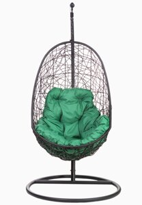 Кресло подвесное FP 0224 зеленая подушка