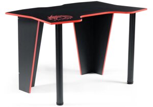 Компьютерный стол Мебель России Алид черный / красный