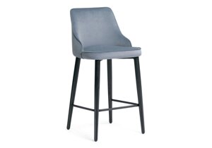 Барный стул Мебель России Атани серо-синий / черный