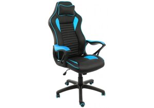 Компьютерное кресло Мебель Китая Leon черное / голубое
