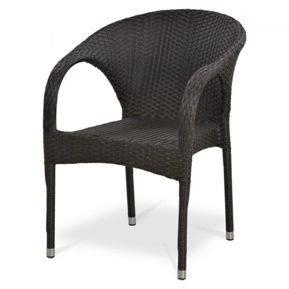 Плетеное кресло Y290B-W52 Brown от компании Мебельный интернет-магазин «Solo» - фото 1