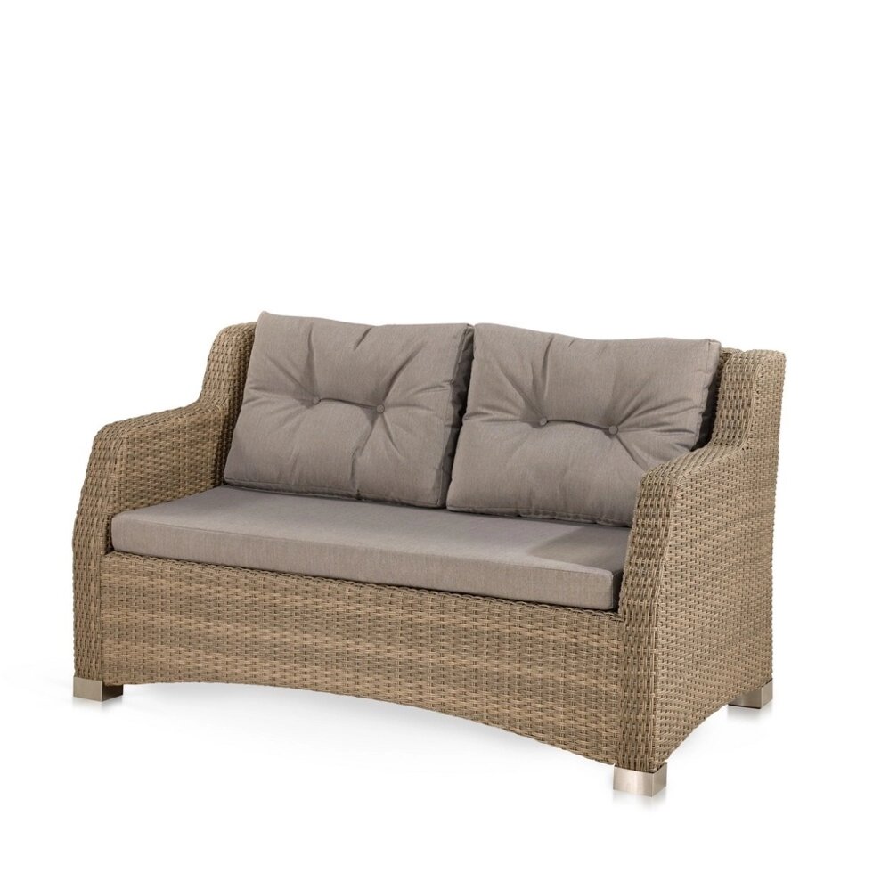 Плетеный диван S51B-W65 Light Brown ##от компании## Мебельный интернет-магазин «Solo» - ##фото## 1