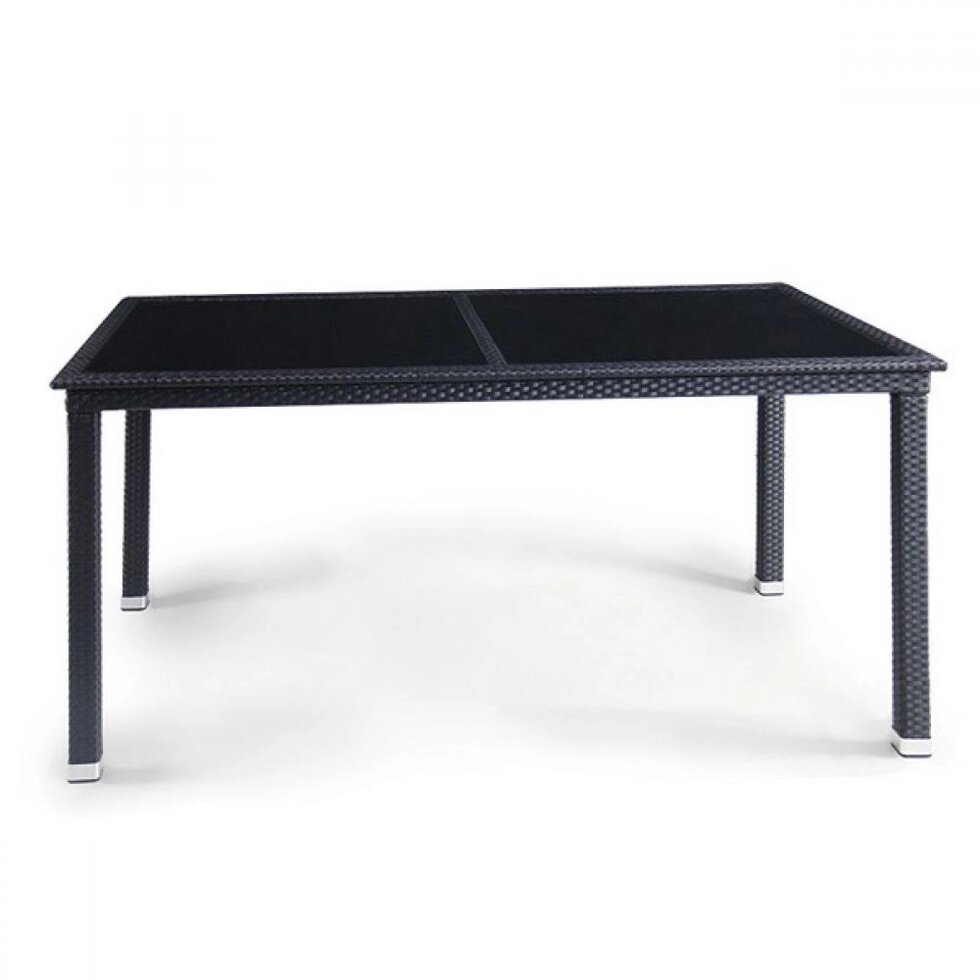 Плетеный стол T285A-W5-140x80 Black ##от компании## Мебельный интернет-магазин «Solo» - ##фото## 1