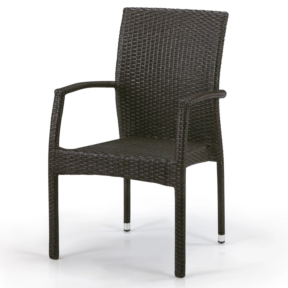 Плетеный стул Y379A-W53 Brown от компании Мебельный интернет-магазин «Solo» - фото 1