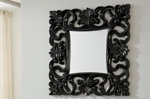 PU021 BLACK Зеркало DUPEN от компании Мебельный интернет-магазин «Solo» - фото 1