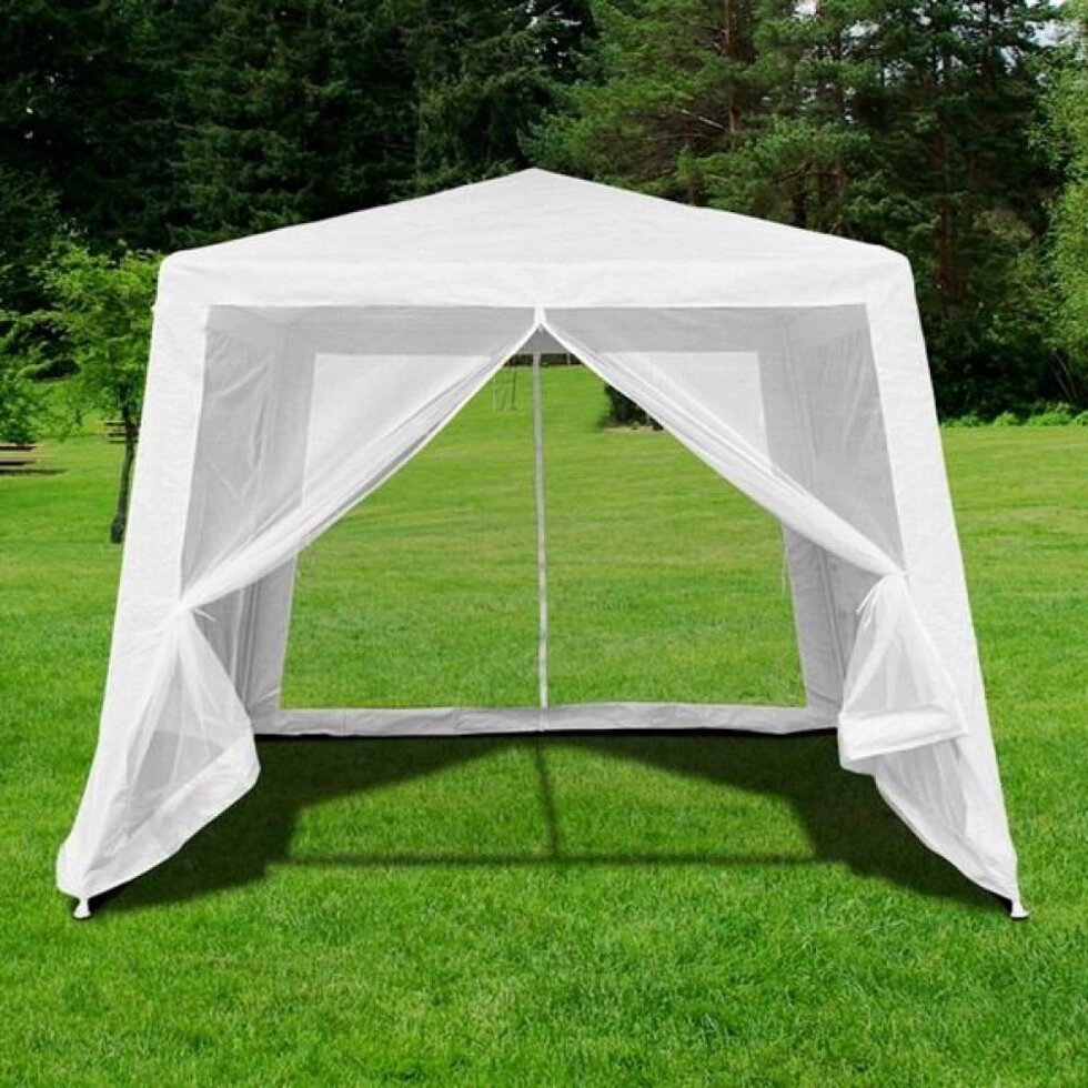Садовый шатер AFM-1035NC White (3x3/2.4x2.4) от компании Мебельный интернет-магазин «Solo» - фото 1