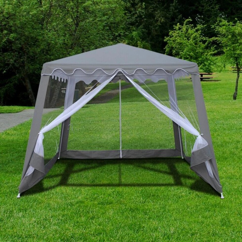 Садовый шатер AFM-1036NB Grey (3x3/2.4x2.4) ##от компании## Мебельный интернет-магазин «Solo» - ##фото## 1