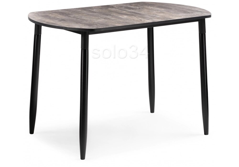 Стол деревянный Мебель России кантри 2047 / черный от компании Мебельный интернет-магазин «Solo» - фото 1