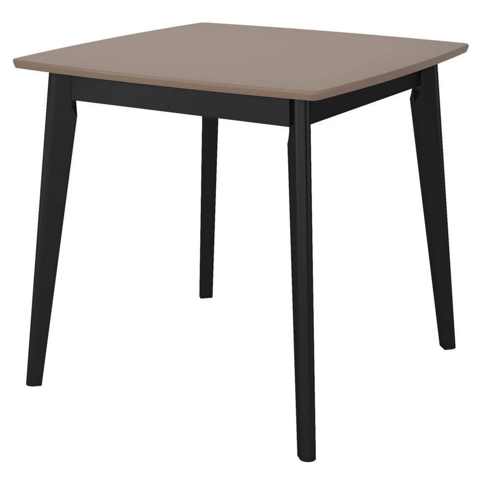 Стол Marcel 80x80х76см, Кофе, чёрный ##от компании## Мебельный интернет-магазин «Solo» - ##фото## 1