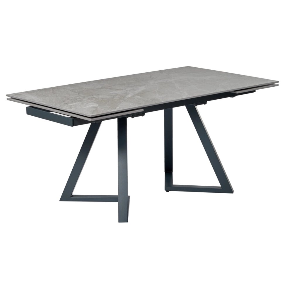 Стол раздвижной TWIST 160-240х90х75см серый от компании Мебельный интернет-магазин «Solo» - фото 1