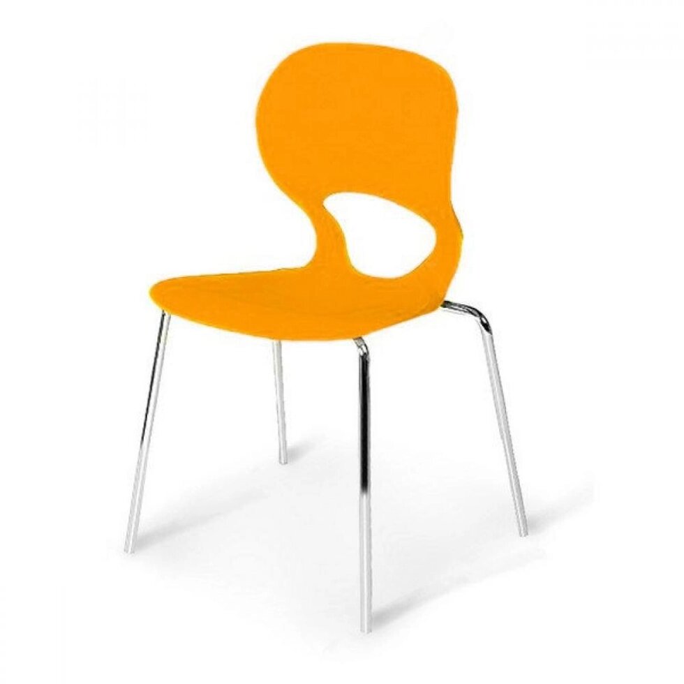 Стул пластиковый SHF-056-O Orange ##от компании## Мебельный интернет-магазин «Solo» - ##фото## 1