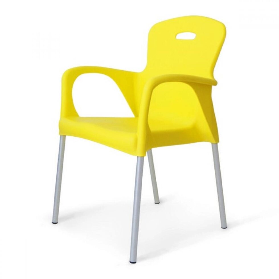 Стул пластиковый XRF-065-BY Yellow от компании Мебельный интернет-магазин «Solo» - фото 1