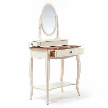 Туалетный столик с овальным зеркалом от компании Мебельный интернет-магазин «Solo» - фото 1
