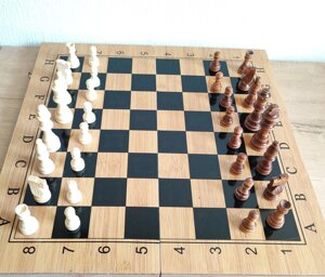 Шахматы, шашки, нарды "Классика-бамбук" набор 3в1