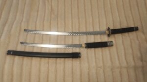 Самурайский меч - катана "Ханакотоба", 2 в 1.
