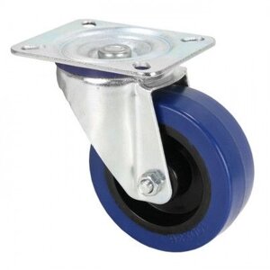 Поворотное колесо 100 мм синее 372151
