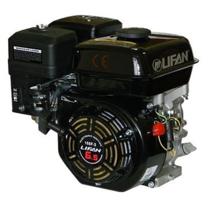 Двигатель Lifan 170F-R, вал Ø20 мм, катушка 7 Ампер ##от компании## ЗАПЧАСТИ ДЛЯ ДОРОЖНЫХ КАТКОВ - ##фото## 1