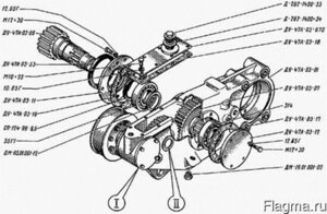 Редуктор бортовой ДУ 93.104.200 ( ДУ- 47А-03-10) для ДУ-47/93