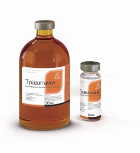 Тривитамин инъекционный для животных, 10 мл