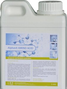 Алфавит Аминокислоты Витаминно-аминокислотный комплекс для КРС, МРС и свиней, 1 л