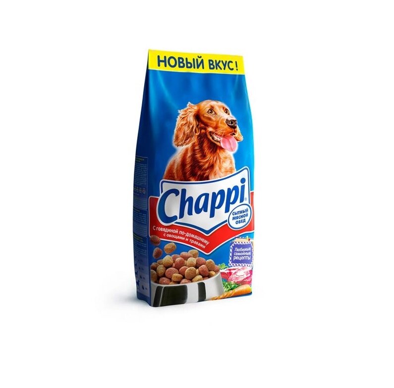 Chappi Чаппи Говядина по-домашнему Корм для собак, 15 кг - фото