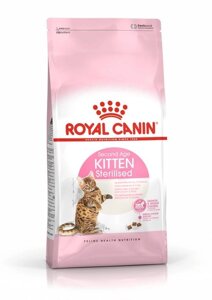 Royal Canin Kitten Sterilised Роял Канин Киттен Стерилайзд Корм для молодых стерилизованных кошек, 400 гр