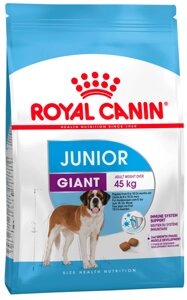Royal Canin Giant Junior Роял Канин Джайнт Юниор Корм для щенков гигантских пород от 8 до 18 месяцев, 15 кг