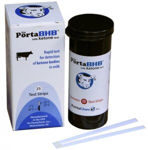 Porta BHB Тест на кетоновые тела в молоке, 25 шт