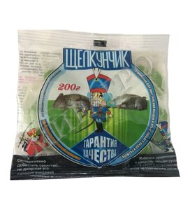 Щелкунчик Готовая приманка для уничтожения грызунов, 200 гр