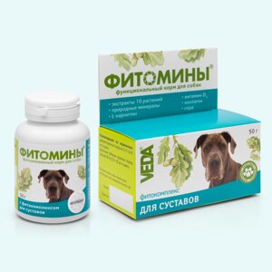 Фитомины с фитокомплексом для суставов для собак, 100 табл