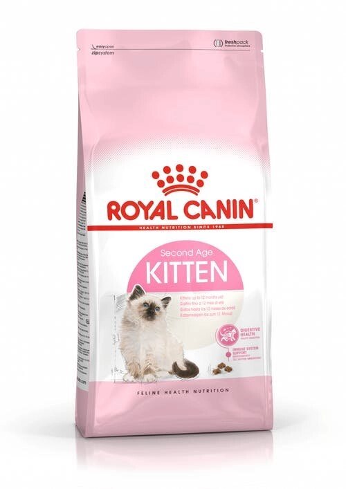 Royal Canin Kitten Роял Канин Киттен Корм для котят, 10 кг от компании Оптово-розничная база ветпрепаратов. Ветаптека. ООО НПП Велес - фото 1