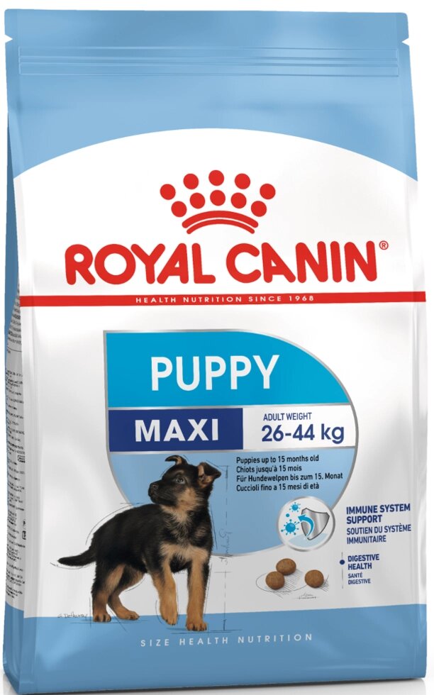 Royal Canin Maxi Puppy Роял Канин Макси Паппи Корм для щенков крупных пород от 2 до 15 месяцев, 3 кг от компании Оптово-розничная база ветпрепаратов. Ветаптека. ООО НПП Велес - фото 1