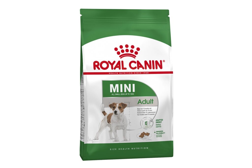 Royal Canin Mini Adult Роял Канин Мини Эдалт Корм для взрослых собак мелких пород, 800 гр от компании Оптово-розничная база ветпрепаратов. Ветаптека. ООО НПП Велес - фото 1
