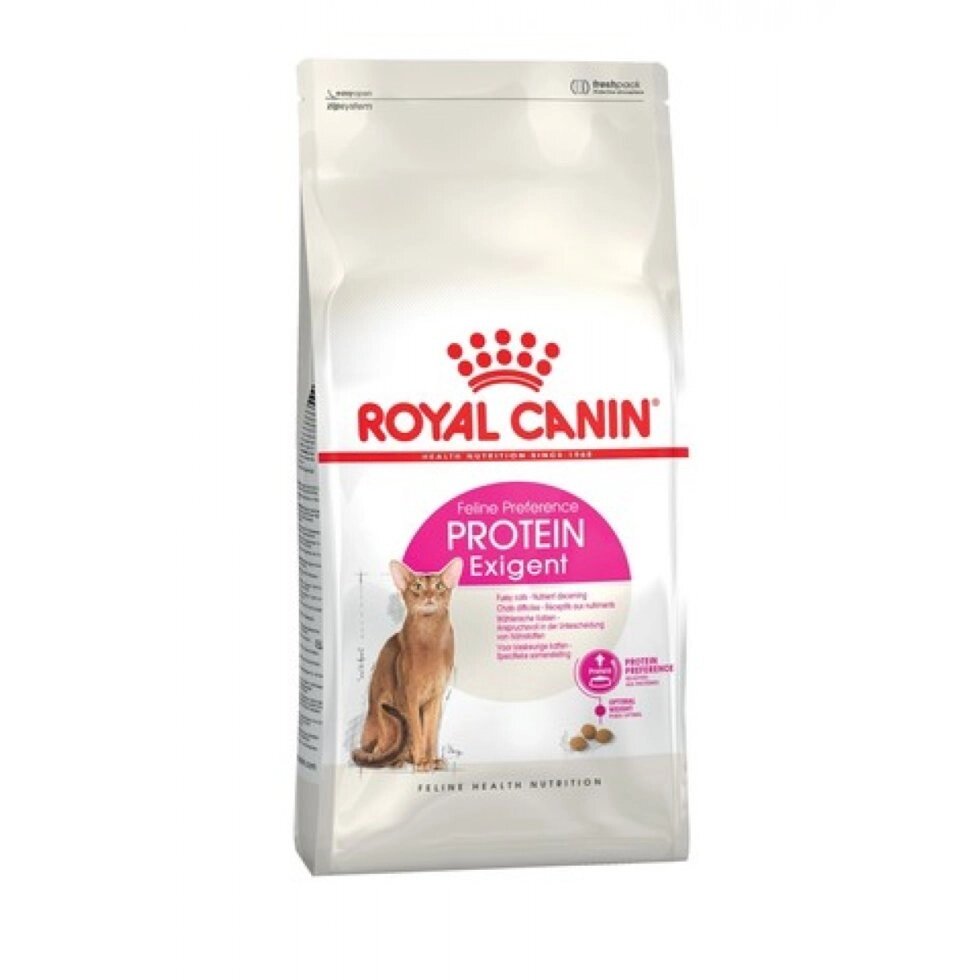 Royal Canin Protein Exigent Протеин Экзиджент Корм для привередливых кошек, 400 гр от компании Оптово-розничная база ветпрепаратов. Ветаптека. ООО НПП Велес - фото 1