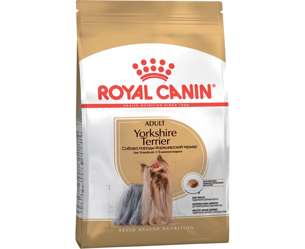 Royal Canin Yorkshire Terrier Adult Роял Канин Корм для собак породы Йоркширский терьер, 1,5 кг от компании Оптово-розничная база ветпрепаратов. Ветаптека. ООО НПП Велес - фото 1