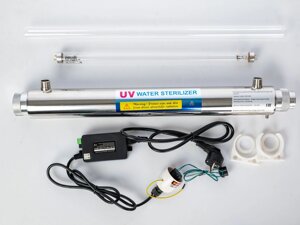 Ультрафиолетовый обеззараживатель воды UFAFILTER (25w, 220В, 1.8 м3/час, лампа Philips)