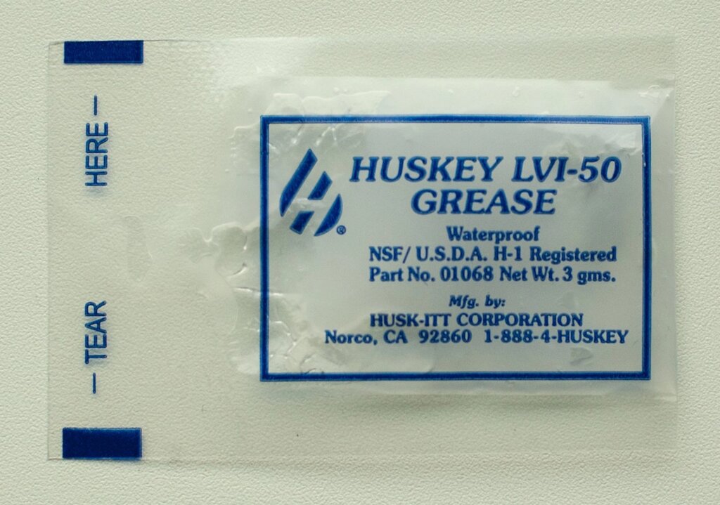 Силиконовая смазка Huskey LVI-50 GREASE 3 гр. (США) от компании УфаФильтр, уфимская водоочистная компания - фото 1