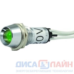 ARK Индикаторная светодиодная лампа AR-AD22C-10TE/L 6220 В АС/DC зелёный