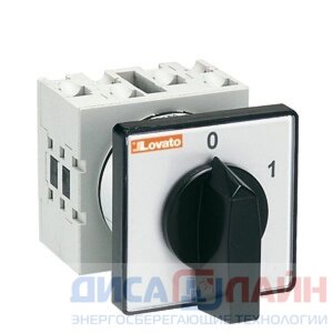 Lovato Electric (Италия) Кулачковый выключатель GX1610U трёхполюсный 16а, 1-0