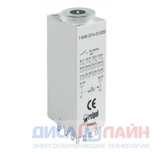 Relpol (Польша) Реле времени T-R4Bi-2014-23-1024 4C/O,24VDC, функция Bi-flasher pulse first (генератор импульсов)