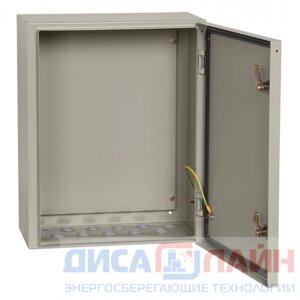 Шкаф металлический с монтажной панелью 500x400x220мм IP54