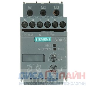Siemens Устройство плавного пуска Sirius 3RW3014-1BB14 3.0кВт/6.5А