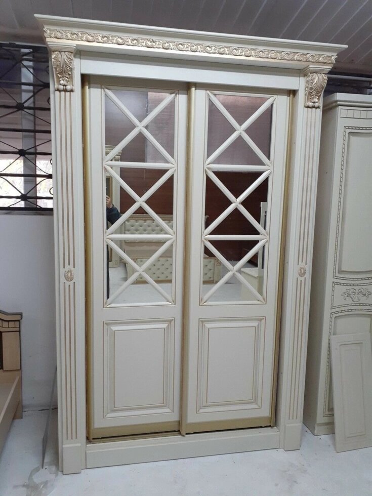 Барокко 2 двери МДФ с зеркалом ##от компании## Мебель Дом 24 - ##фото## 1