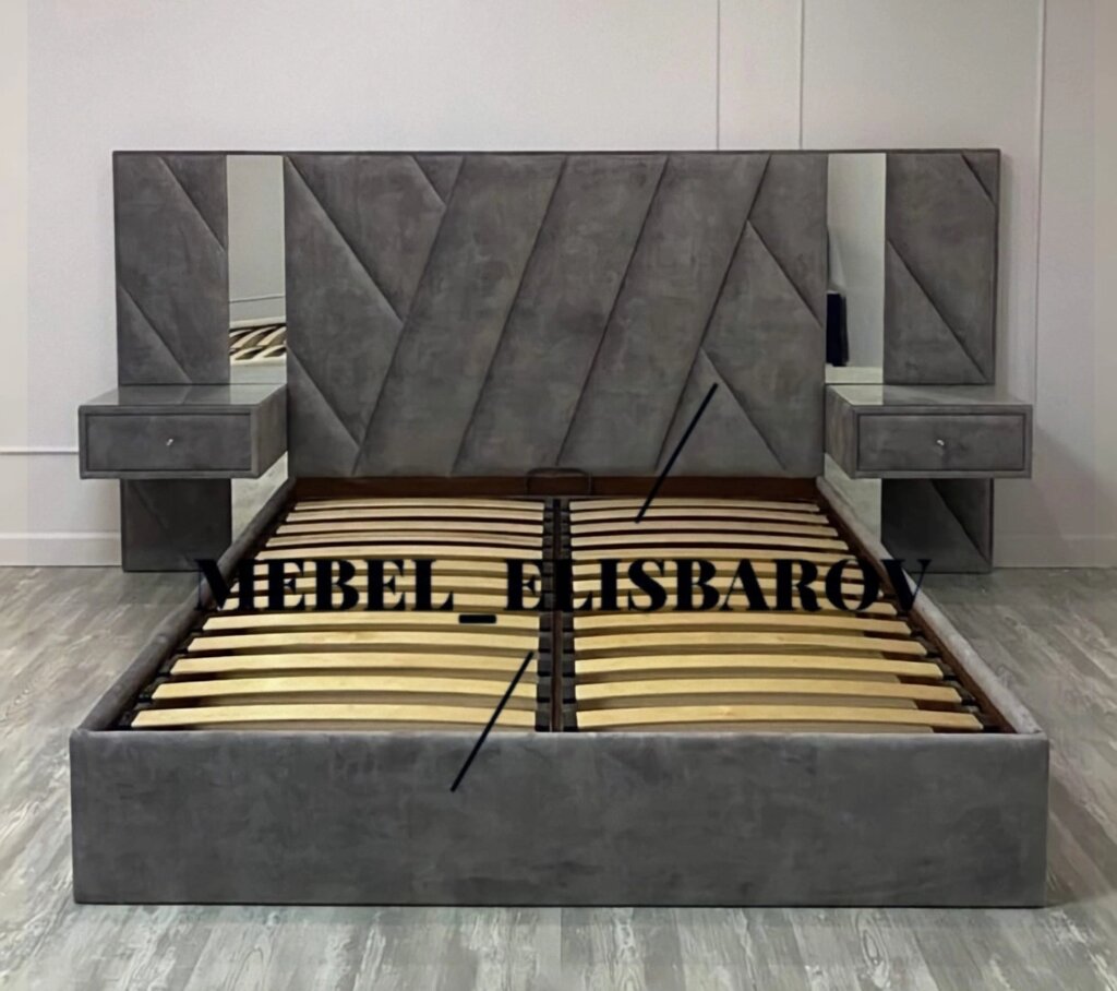 Кровать "Агат" 140/200 с подъемным механизмом ##от компании## Мебель Дом 24 - ##фото## 1