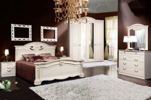 Спальня в классическом стиле Сорренто 4Д 160 крем