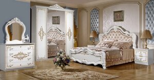 Спальня в классическом стиле Аризона жемчужный 4Д-180