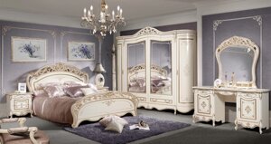 Спальня Аллегро 6Д - 1.8 жемчуг в классическом стиле "rococo"