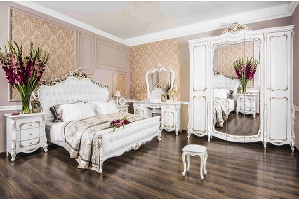 Спальня "Анна Мария" 5 дв белая матовая от компании Мебель Дом 24 - фото 1