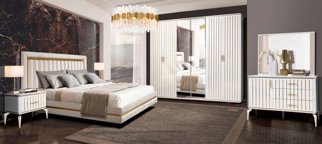 Спальня "Стамбул" Белая от компании Мебель Дом 24 - фото 1